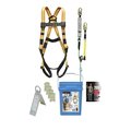 Super Anchor Safety MAX-FA Bucket Kit: No. 5501-30 Maxima 50ft Lifeline w/Factory Attached Energy Absorber/Rope Grab. 3302-50